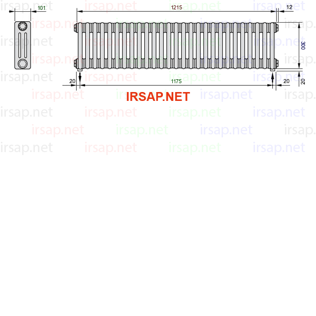 Радиатор IRSAP Tesi 30300/27 T16 CL 01